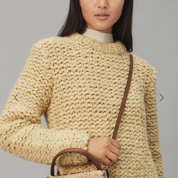 Tory Burch Lee Radziwill PetTory Burch Lee Radziwill Petite Double Bag Shearling - Picture 9 of 12